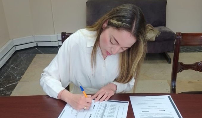 ¡Gema Ormaza al frente! Reemplaza a Serrano en la candidatura