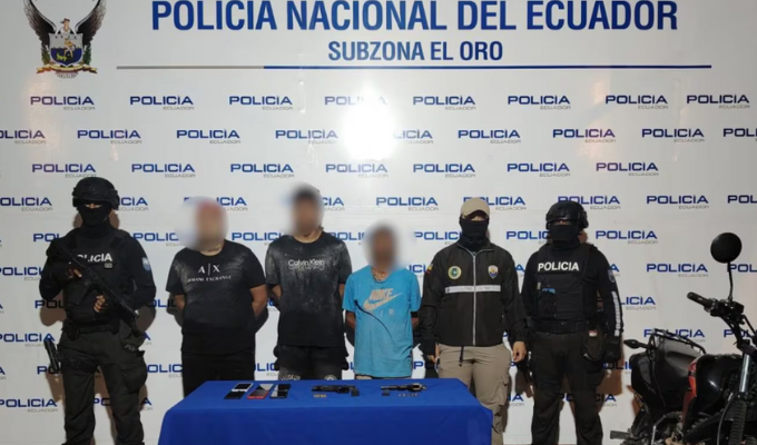 ¡Cayeron en Huaquillas! Detenidos con armas y nexos criminales
