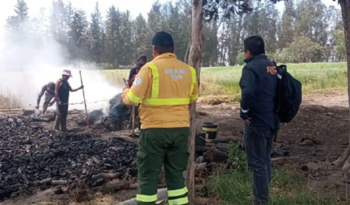 Quito en alerta: fuertes sanciones por incendios forestales en Nayón