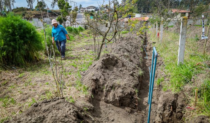 Proyectos de riego en Tungurahua: ¡43% de avance en Montalvo!