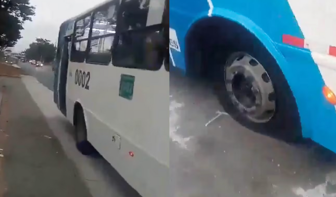 ¡Caos en Guayaquil! Paro de buses deja a la ciudad sin transporte