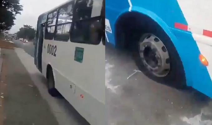 ¡Segundo día de caos en Guayaquil por paro de buses urbanos!