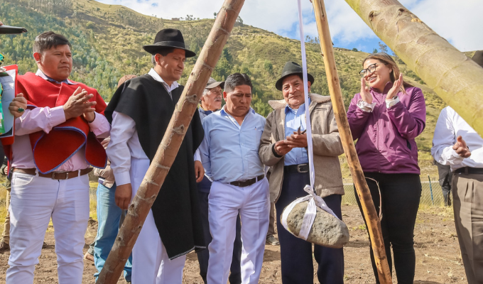 Presurizadora Calamaca-Llullaló impulsará el riego en Tungurahua