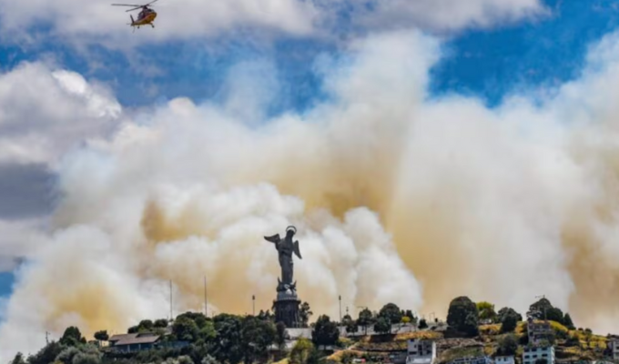 ¡Ecuador en llamas! Más de 1.300 incendios azotan 21 provincias