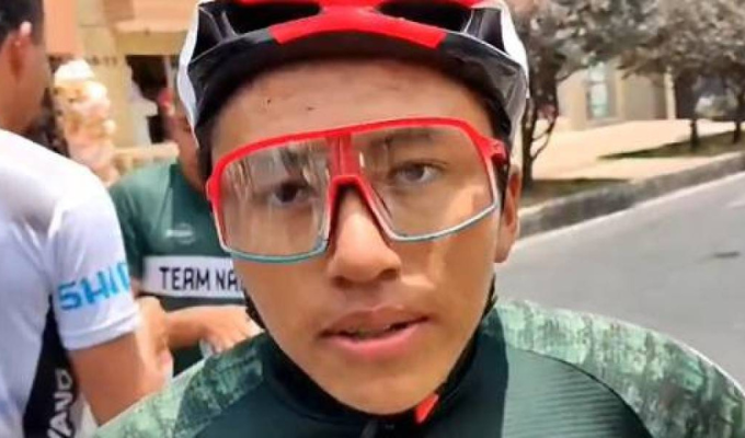 Kevin Pozo, ciclista ecuatoriano, grave tras ser atropellado