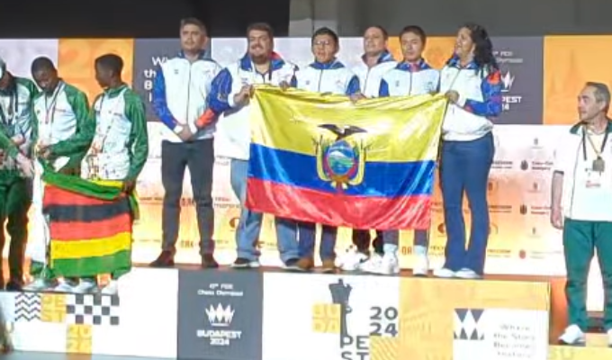 ¡Ecuador brilla en ajedrez olímpico y se lleva el oro!