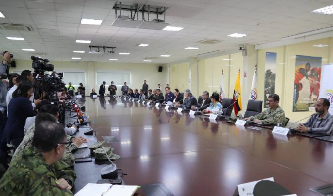 "¡Atención Ecuador! Mesa Nacional de Seguridad Electoral Instalada