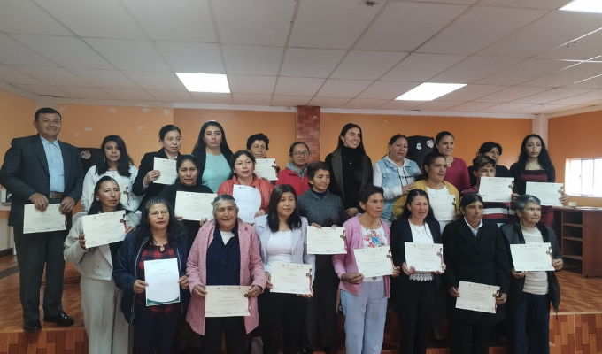 ¡Mujeres al poder! Culmina programa de liderazgo en El Quinche