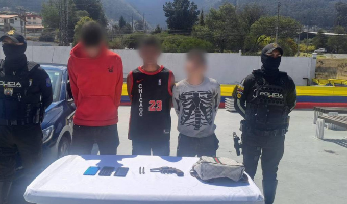 ¡Cayeron! Tres de Los Lobos detenidos en La Marín, Quito