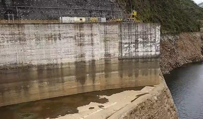 Crisis en Mazar: embalse baja y cortes eléctricos aumentan