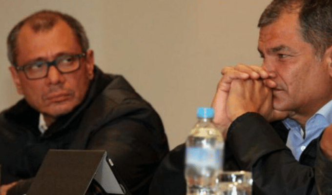 Correa y Glas vetados de EE.UU. por “corrupción significativa”