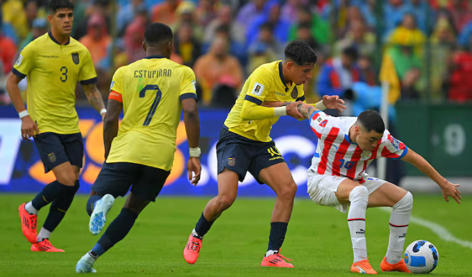 La Tri no pudo romper el cero ante Paraguay