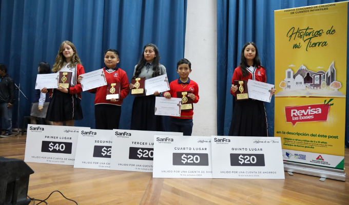 Tungurahua celebra la creatividad infantil con premios
