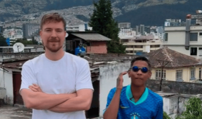 MrBeast sorprende en Quito y desata peticiones masivas