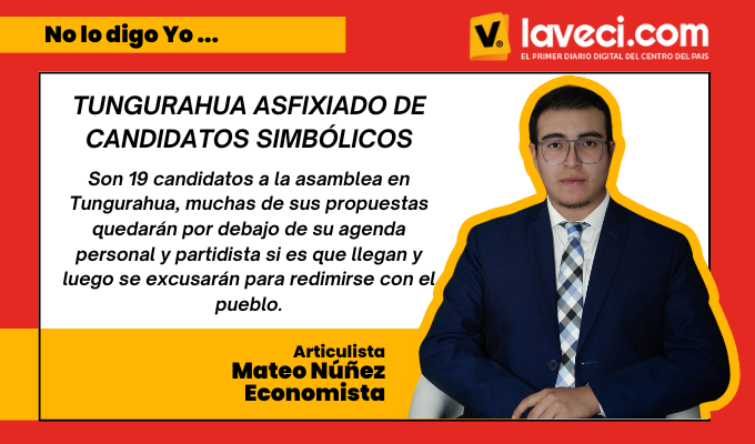 Tungurahua asfixiado de candidatos simbólicos