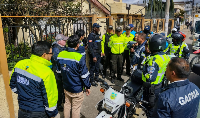 Operativo en Ambato: seguridad y control ciudadano intensifican