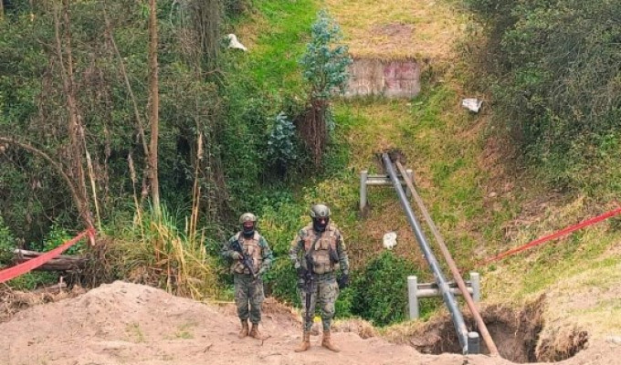Tungurahua: militares encuentran otra perforación en el poliducto