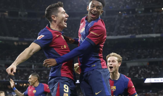 ¡Paliza culé en el Bernabéu! Barcelona goleó 0-4 al Madrid
