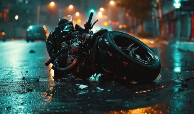 Accidente en moto deja un fallecido y una herida en Ambato