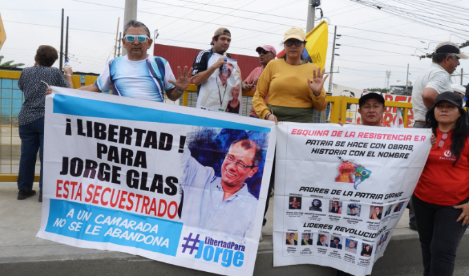 CIDH visita a Jorge Glas: buscan enviarlo a México