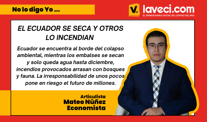 El ECUADOR SE SECA Y OTROS LO INCENDIAN
