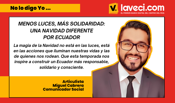 Menos Luces, Más Solidaridad: Una Navidad Diferente por Ecuador