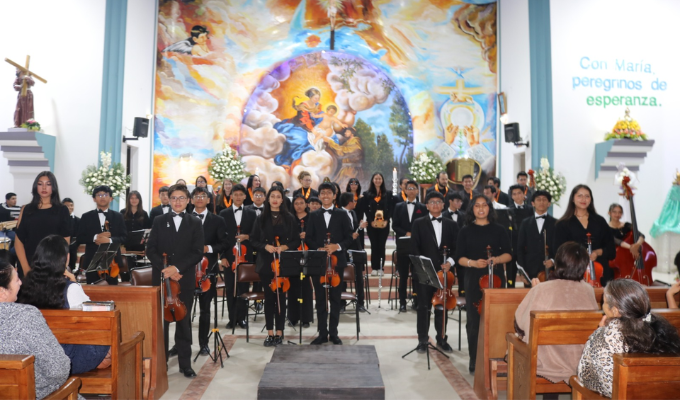 Música y devoción: homenaje a la Virgen del Quinche en Ambato