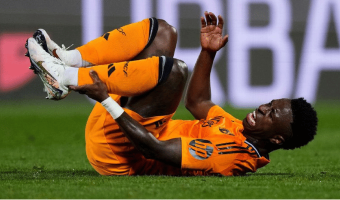 Vinícius fuera del partido clave ante Liverpool en Champions
