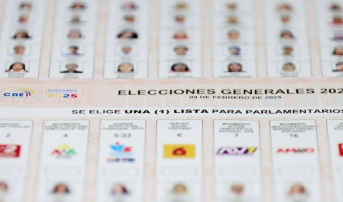 Inicia la impresión de papeletas para las elecciones 2025 en Ecuador
