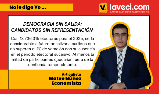 DEMOCRACIA SIN SALIDA: CANDIDATOS SIN REPRESENTACIÓN