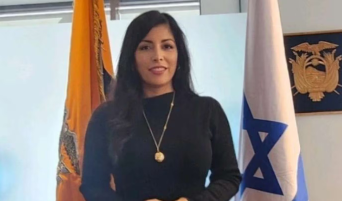 María Cristina Cevallos reemplaza a Verónica Abad en Israel