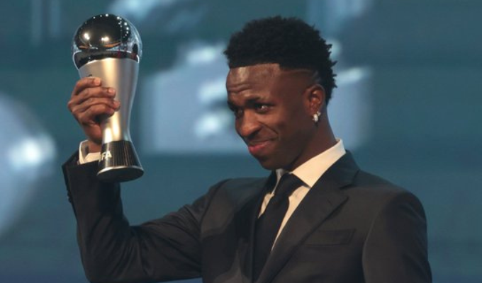 ¡Vinicius brilla! FIFA le otorga el premio The Best