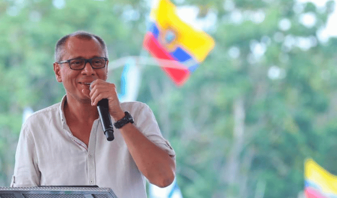 Ecuador rechaza propuesta de Venezuela para liberar a Jorge Glas
