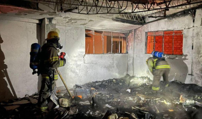 Incendio destruyó un orfanato en Loja; 19 evacuados