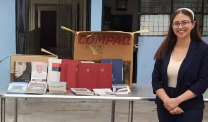 Entregaron 101 libros para personas privadas de libertad