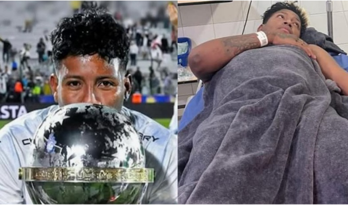 Richard Mina herido de bala en Guayaquil