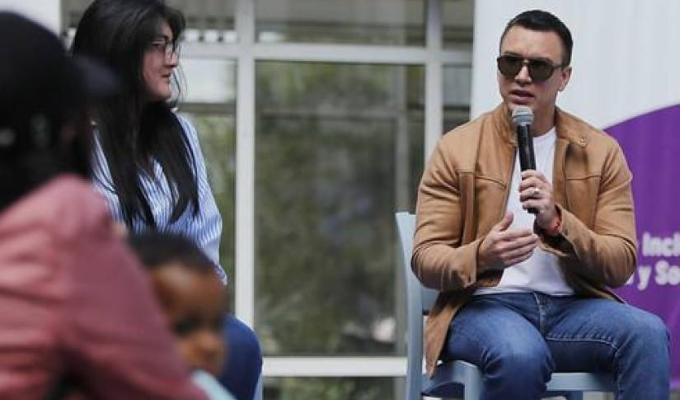 Daniel Noboa evalúa pedir licencia en cierre de campaña electoral