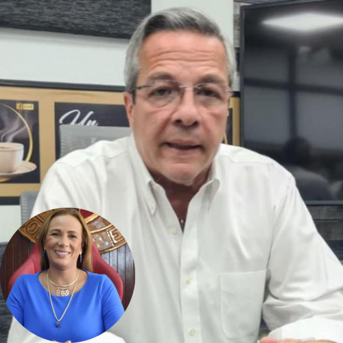 Jimmy Jairala y Lucía Vallecilla
