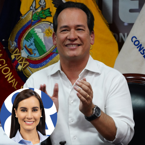 Henry Cucalón y Carla Larrea