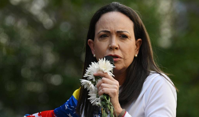 María Corina Machado arrestada tras protesta en Caracas