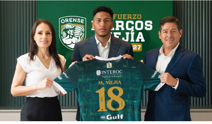Marcos Mejía: Nuevo refuerzo estrella de Orense SC para 2025.
