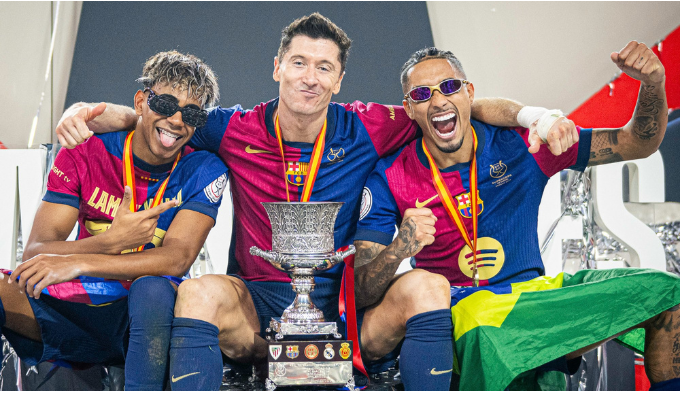¡Fiesta culé! Barcelona es Campeón de la Supercopa de España