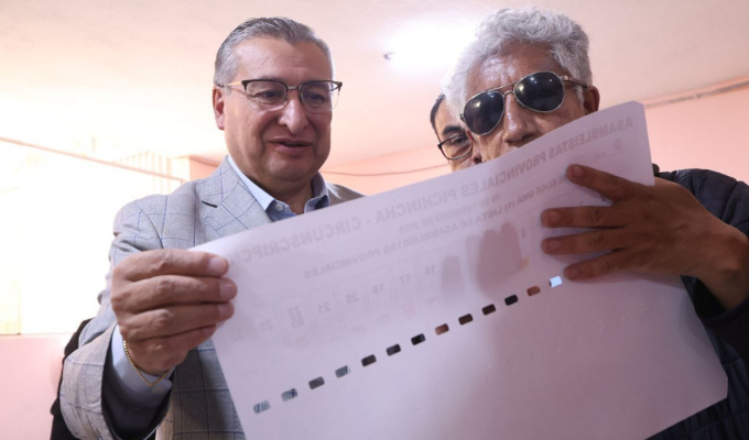 CNE asegura voto accesible para personas con discapacidad visual