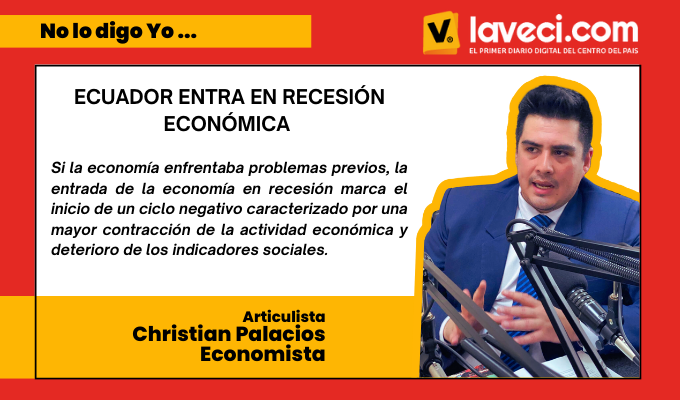 Ecuador entra en recesión económica