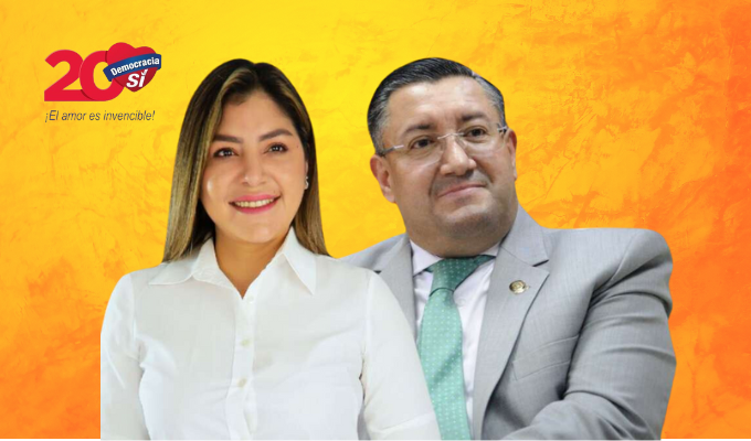 Elecciones 2025: Saquicela y Coello, el binomio de Democracia Sí