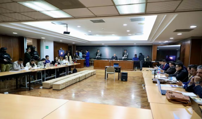 Caso Purga: lectura de juicio interrumpida por alerta en la Corte