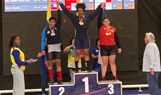 Con fuerza y coraje, Tamara Salazar se corona en el Sudamericano