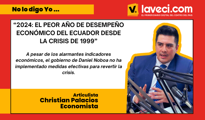 2024: El peor año de desempeño económico del Ecuador desde 1999
