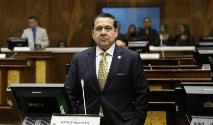 Pablo Muentes llegó a la Corte para la audiencia del Caso Purga