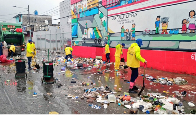 Elecciones en Guayaquil dejaron 100 toneladas de basura